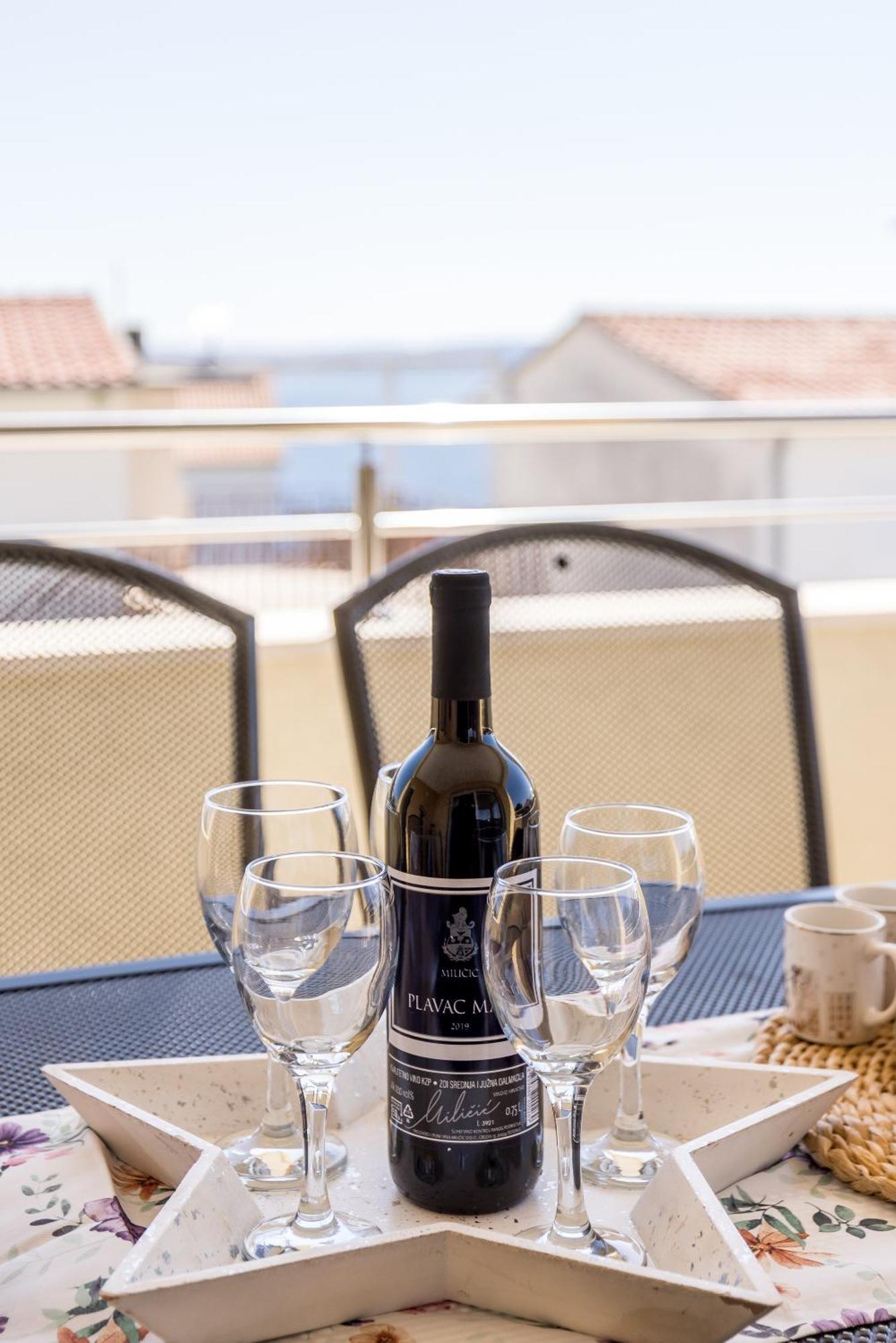 Apart Sa Terasom 250M Od Plaze,Parking,Wi Fi,Rostilj Trogir Luaran gambar