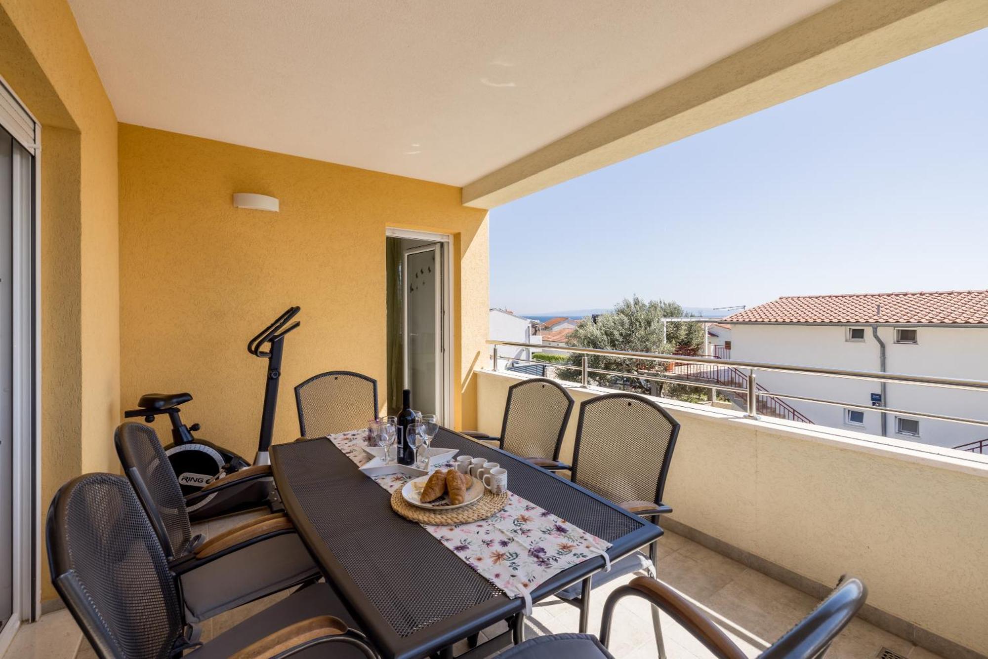 Apart Sa Terasom 250M Od Plaze,Parking,Wi Fi,Rostilj Trogir Luaran gambar